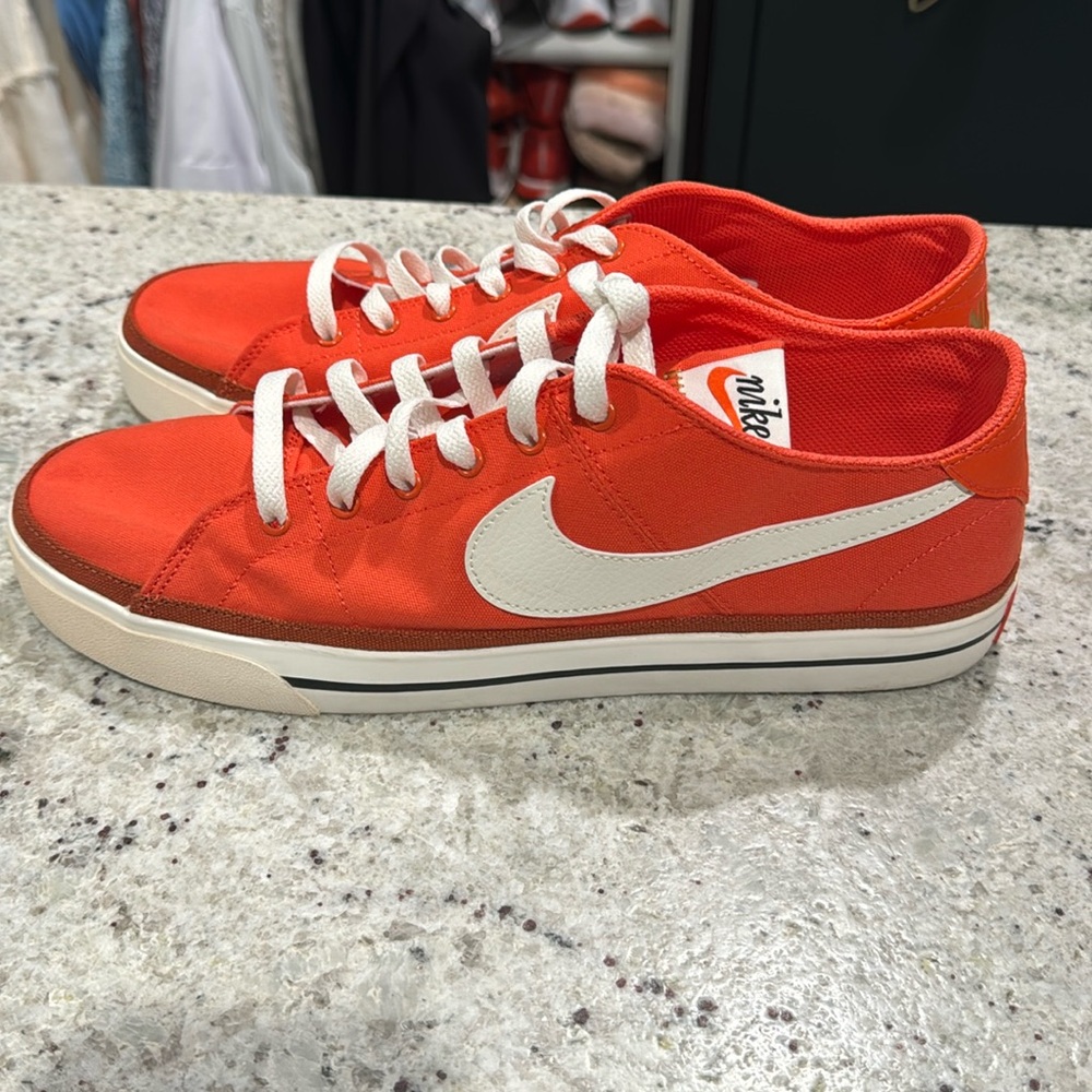 Nike orange and White Sneakers